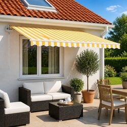 Efficient Manual Retractable Awning 3x2.5m