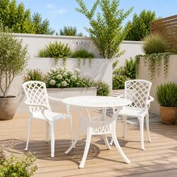 3 Piece Bistro Set for Outdoor Enjoyment