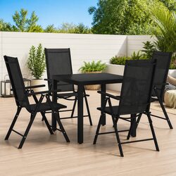 Compact 5 Piece Garden Dining Set for Patios
