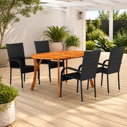 5-Piece Garden Dining Set: Smart and Stylish Choice