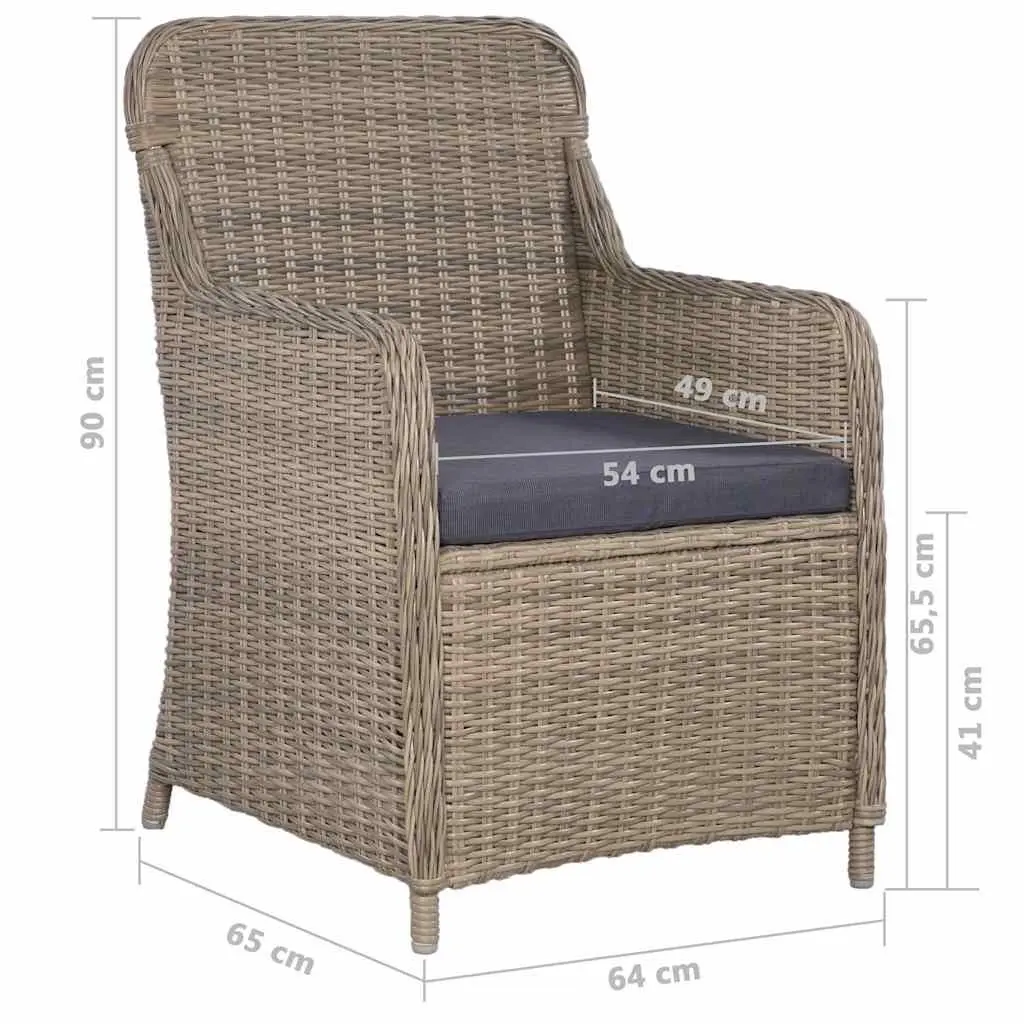 5-Piece Garden Dining Set for Outdoor Dining