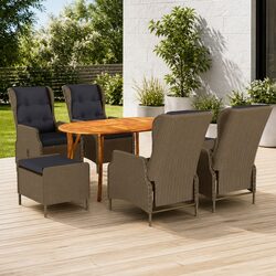7 Piece Dining Set for Outdoor Use