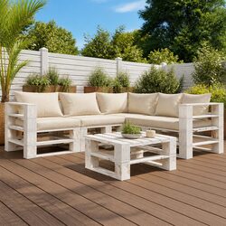 Compact 6-Piece Lounge Set for Your Outdoor Retreat