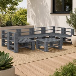 7 Piece Lounge Set: A Stylish Garden Addition