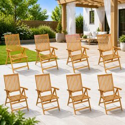 8 Wooden Reclining Chairs for Outdoor Enjoyment
