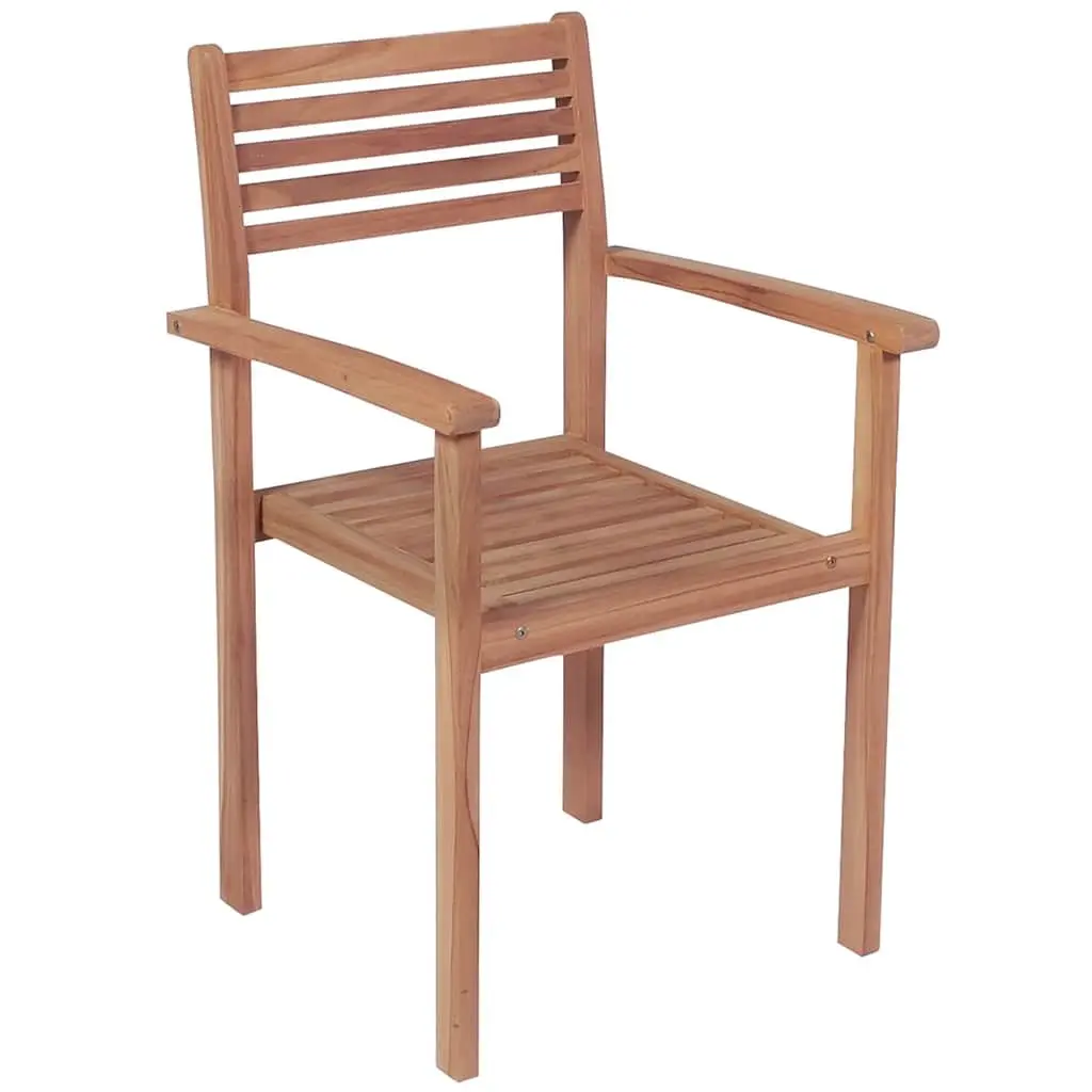 8 Pcs Outdoor Teak Chairs Set