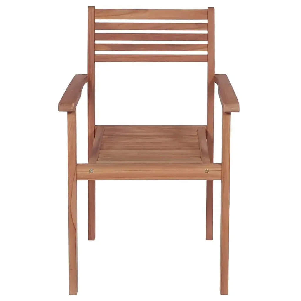 8 Pcs Outdoor Teak Chairs Set