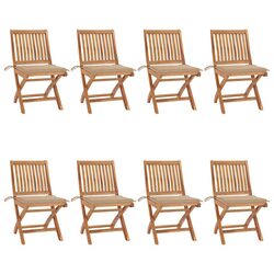 Compact and Efficient Folding Garden Chairs with Cushions
