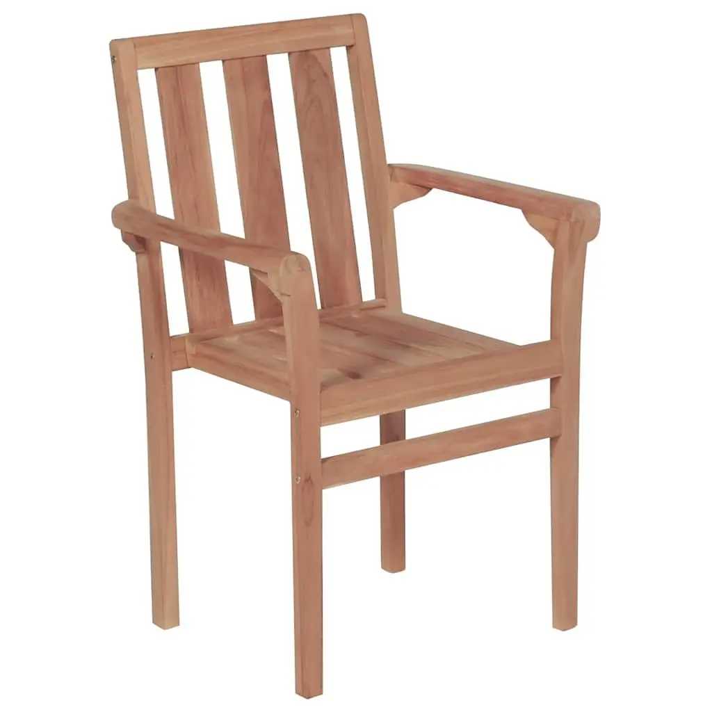 Stackable Garden Chairs Set of 8