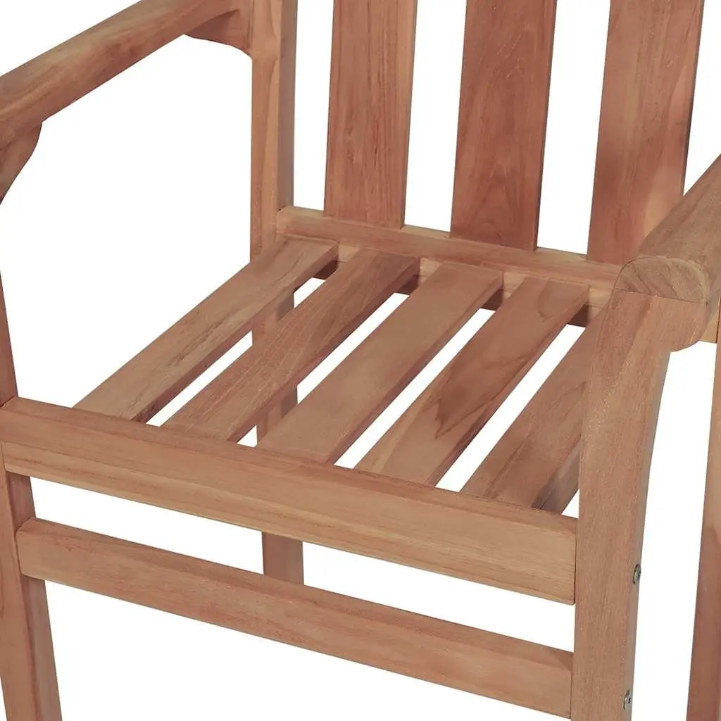 Stackable Garden Chairs Set of 8