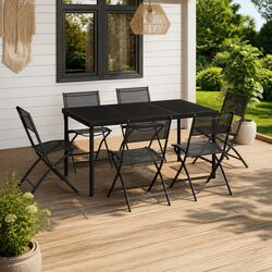 Sturdy 7 Piece Outdoor Dining Set for Your Garden