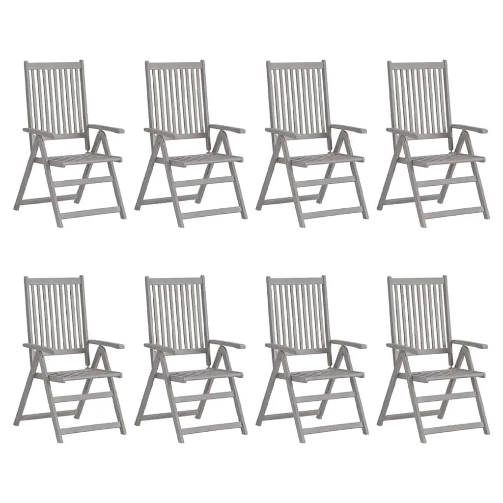 8-Pc Outdoor Reclining Chair Set
