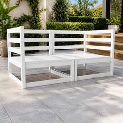 Compact 2-Seater Outdoor Sofa - Built for Durability