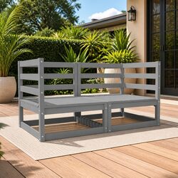 Compact and Stylish 2-Seater Outdoor Sofa