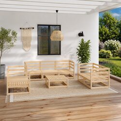 8 Piece Lounge Set: Compact and Comfortable Outdoor Seating