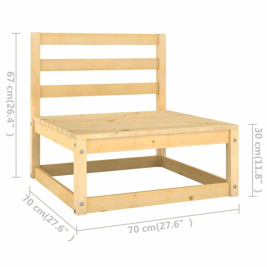 5 Piece Garden Lounge Set Outdoor Furniture Patio Seating Modular Configuration