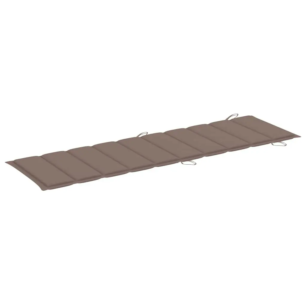 Outdoor Loungers with Table & Cushions Set