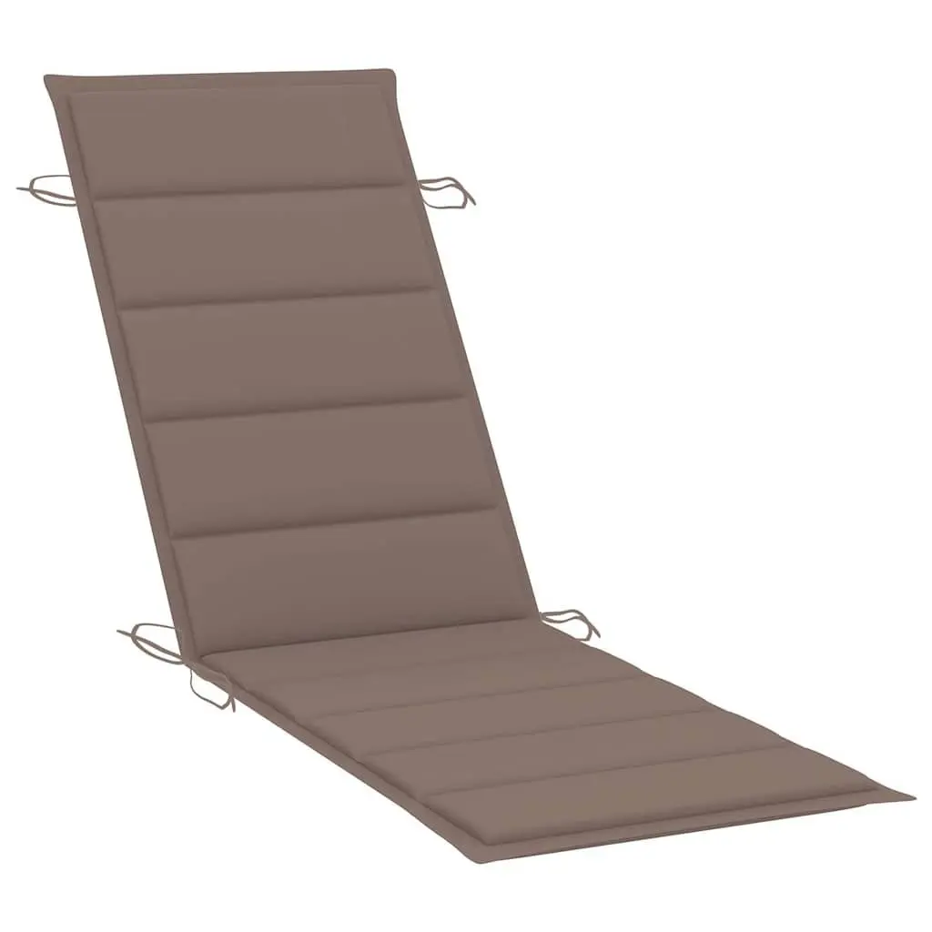 Outdoor Loungers with Table & Cushions Set