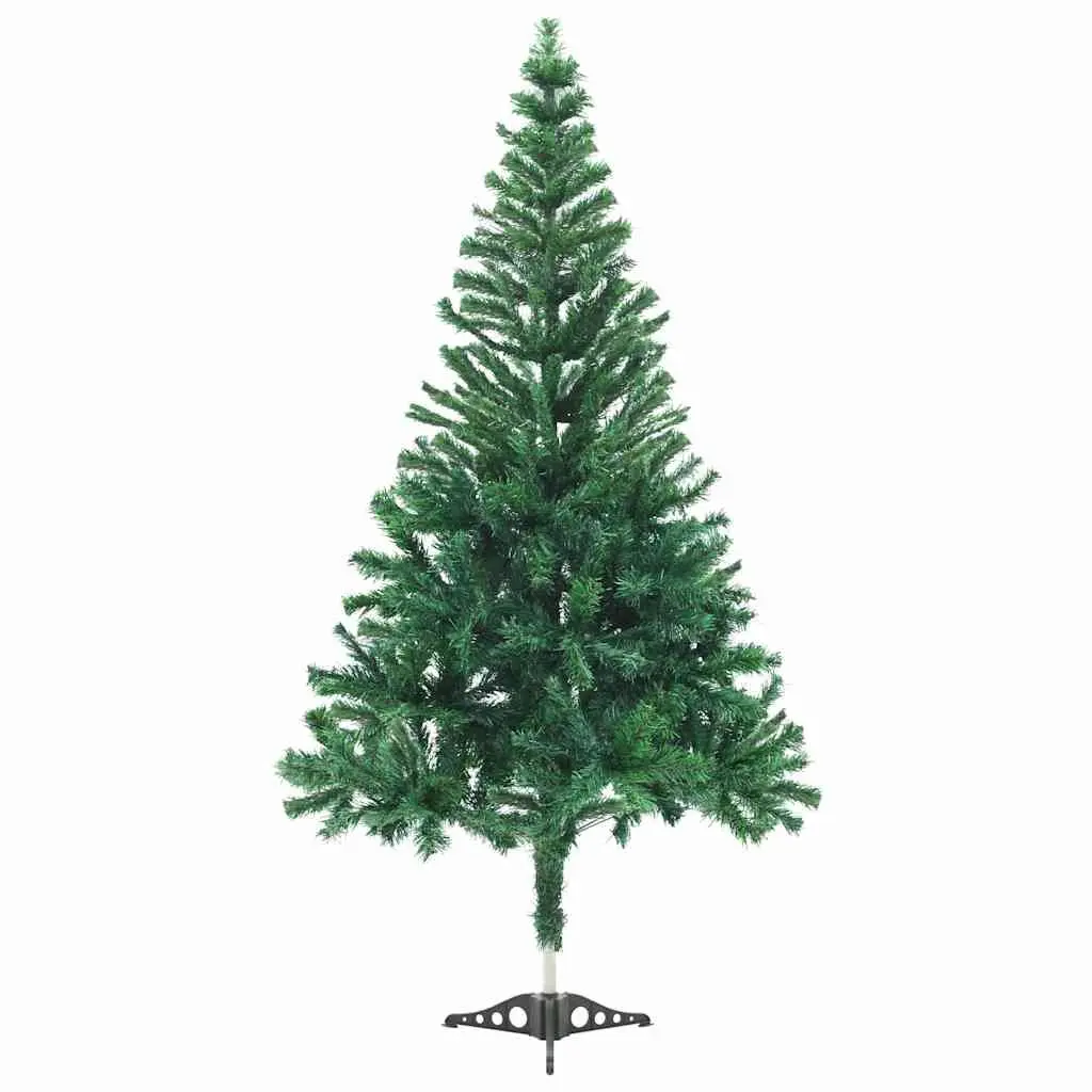 Artificial Christmas Tree Green 120cm Pre-lit with LED Lights 230 Branches