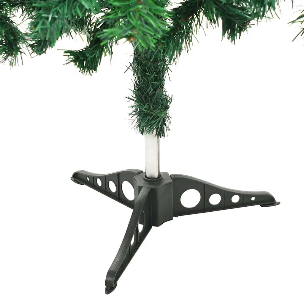Artificial Christmas Tree Green 120cm Pre-lit with LED Lights 230 Branches