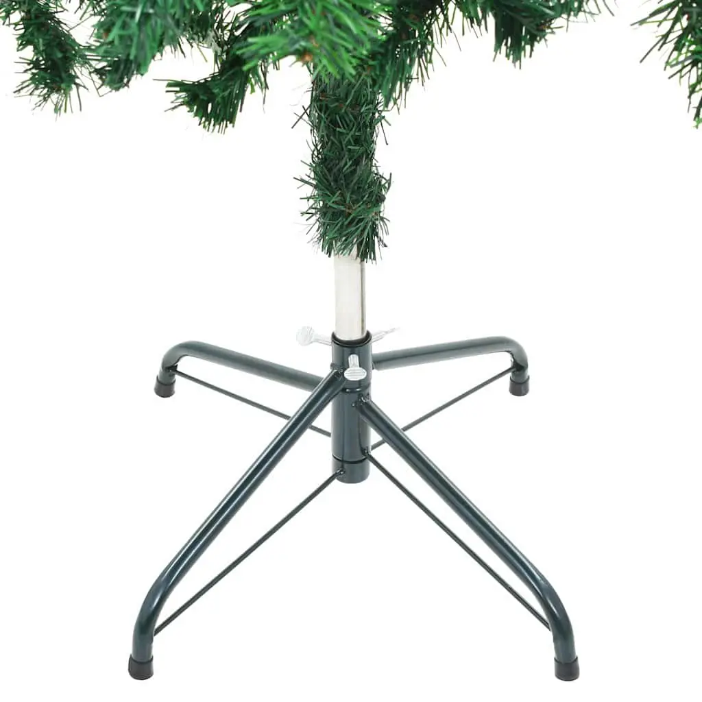 Artificial Christmas Tree Green 150 cm Pre-lit LED Lights 380 Branches
