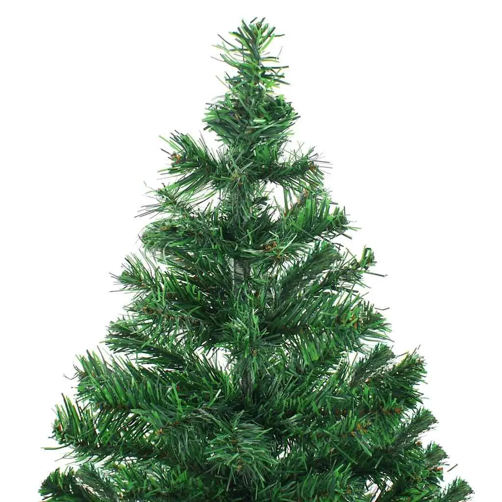 Artificial Christmas Tree Green 150 cm Pre-lit LED Lights 380 Branches