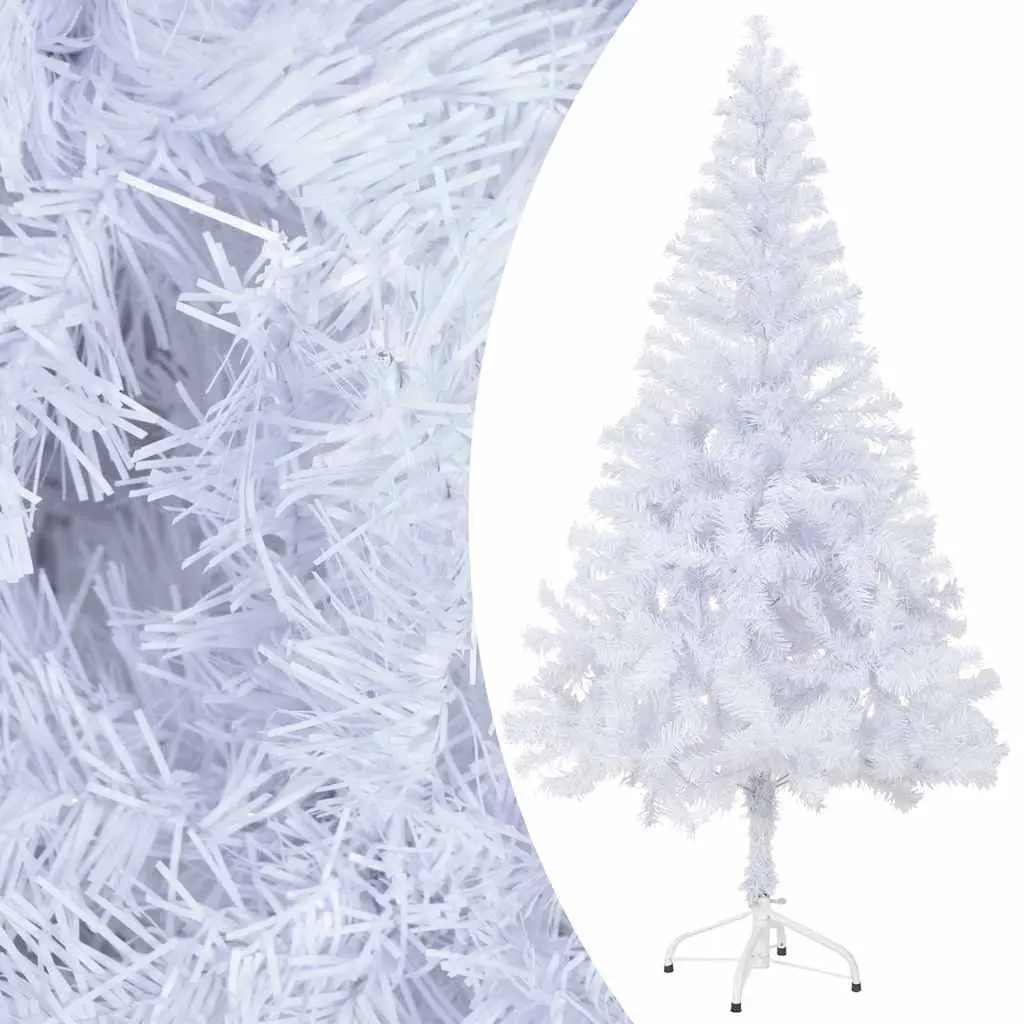 Artificial Christmas Tree White 120cm Pre-lit LED 230 Branches Indoor Holiday Decor