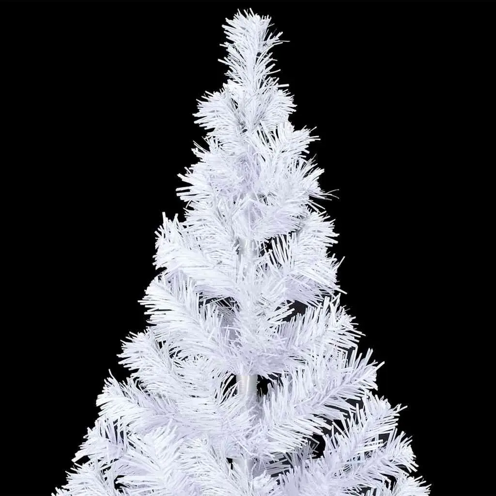 Artificial Christmas Tree White 120cm Pre-lit LED 230 Branches Indoor Holiday Decor