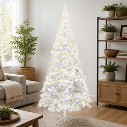 Compact and Charming 240cm Pre-lit Christmas Tree