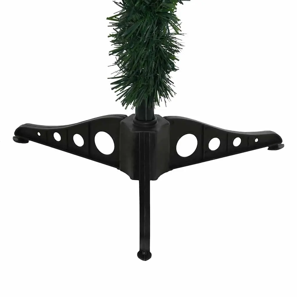 Artificial Christmas Tree Green 150cm Pre-lit LED Lights Pinecones