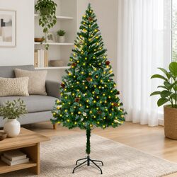 Compact 180cm Artificial Tree with Energy-Efficient LEDs