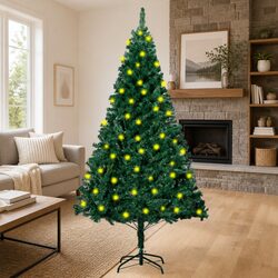 Compact 150cm Green Artificial Christmas Tree