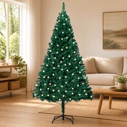 240cm Artificial Christmas Tree: Bright and Beautiful