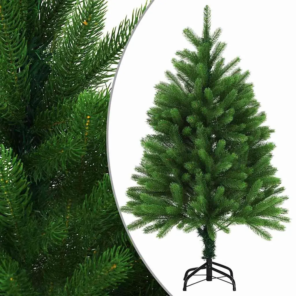 Artificial Pre-lit Christmas Tree 120cm Green Lifelike PE Branches Steel Base