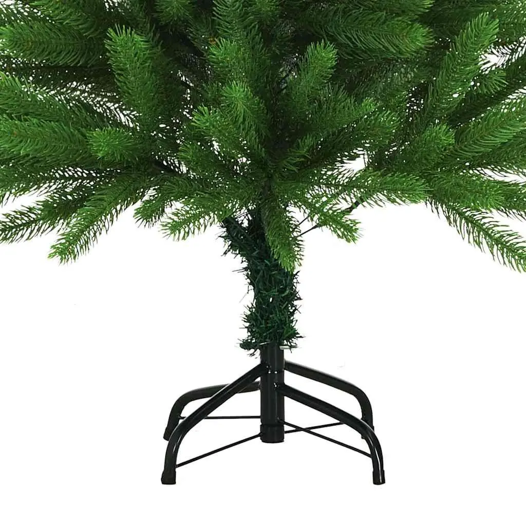Artificial Pre-lit Christmas Tree 120cm Green Lifelike PE Branches Steel Base