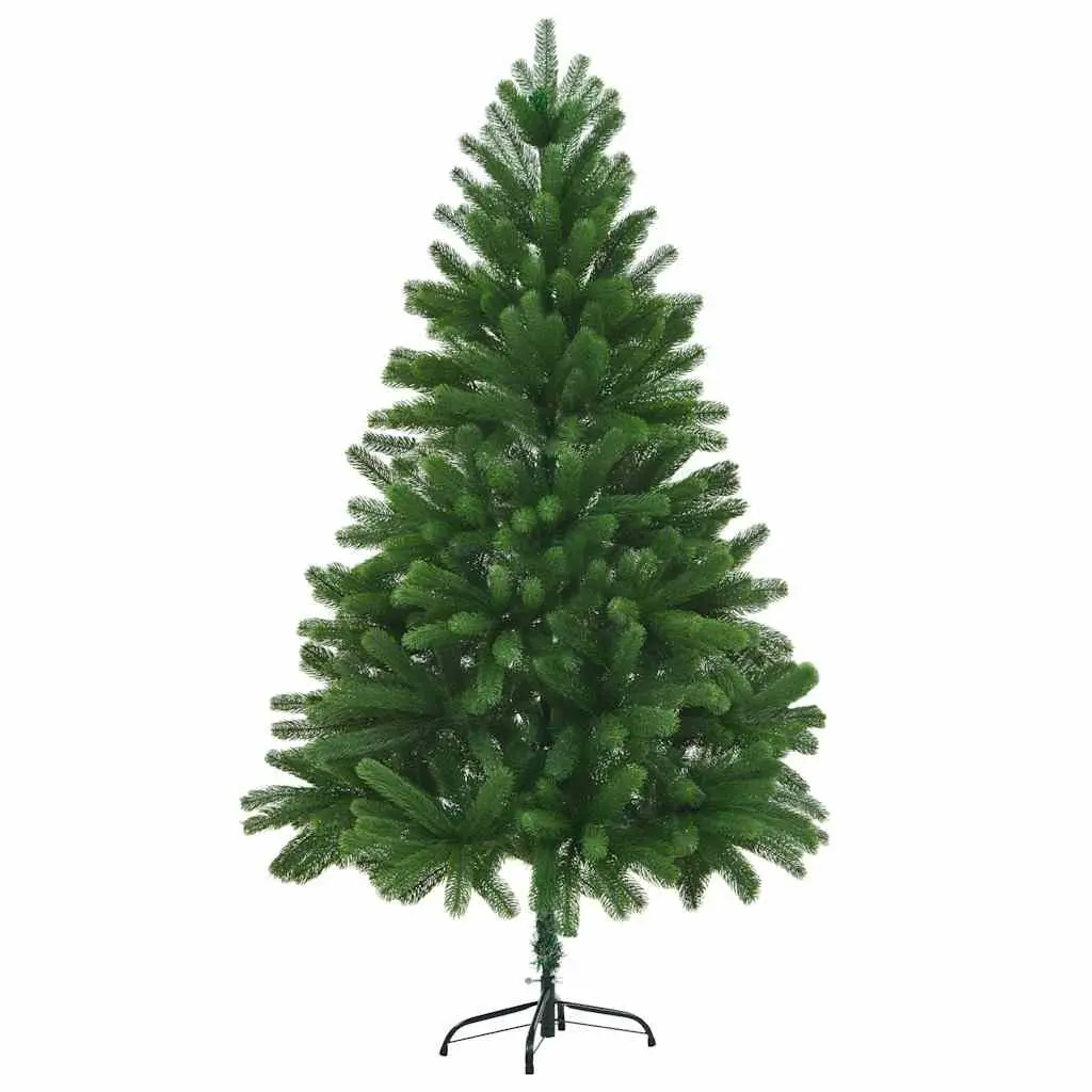 Artificial Pre-lit Christmas Tree 210cm Green LED Lights Holiday Home Decor