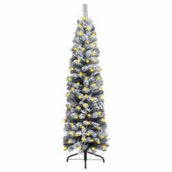 Compact 180cm Pre-lit Green Christmas Tree for the Holidays