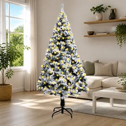 Compact and Bright 240cm Pre-lit Christmas Tree