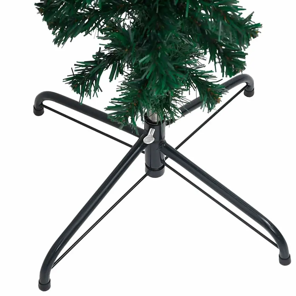 Upside-Down Artificial Pre-Lit Christmas Tree Green 120cm Holiday Decoration
