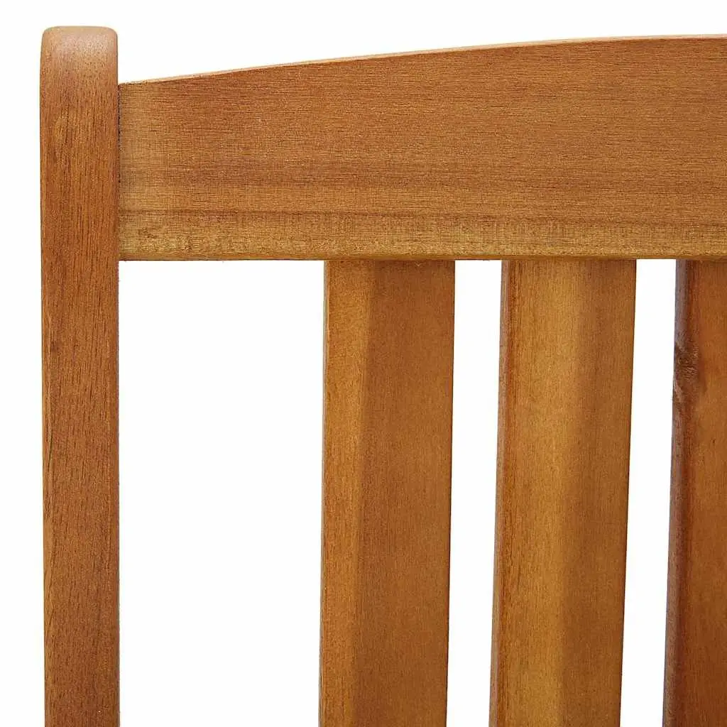 Garden Chairs Brown Solid Wood 8 Piece Patio Furniture Set