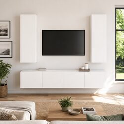 4 Piece TV Cabinet Set