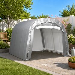 Concise Features of the Grey Outdoor Storage Tent
