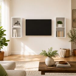 Wall-mounted TV Cabinets Set