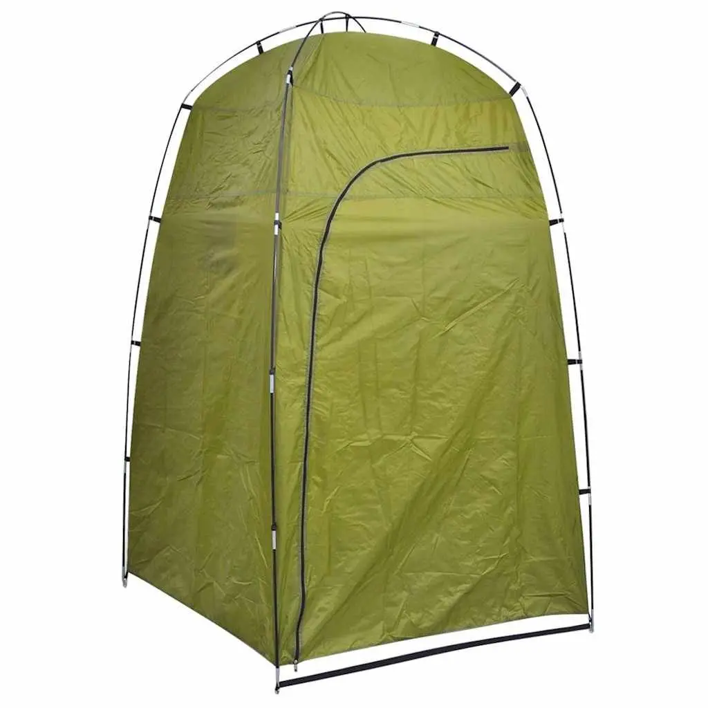 Portable Camping Toilet Shower Tent Green 10L Freshwater Tank Privacy Shelter