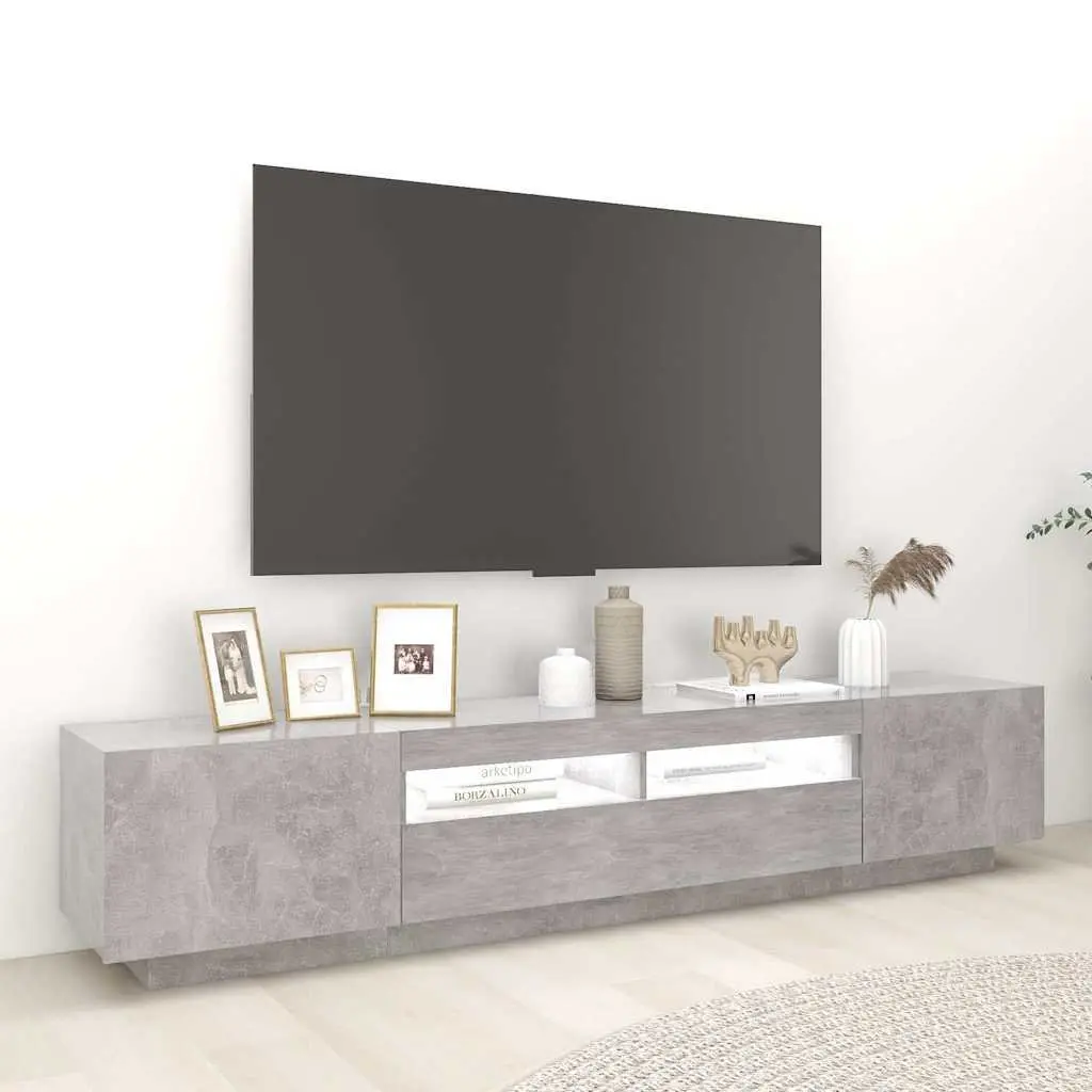 200cm TV Cabinet with RGB Lighting