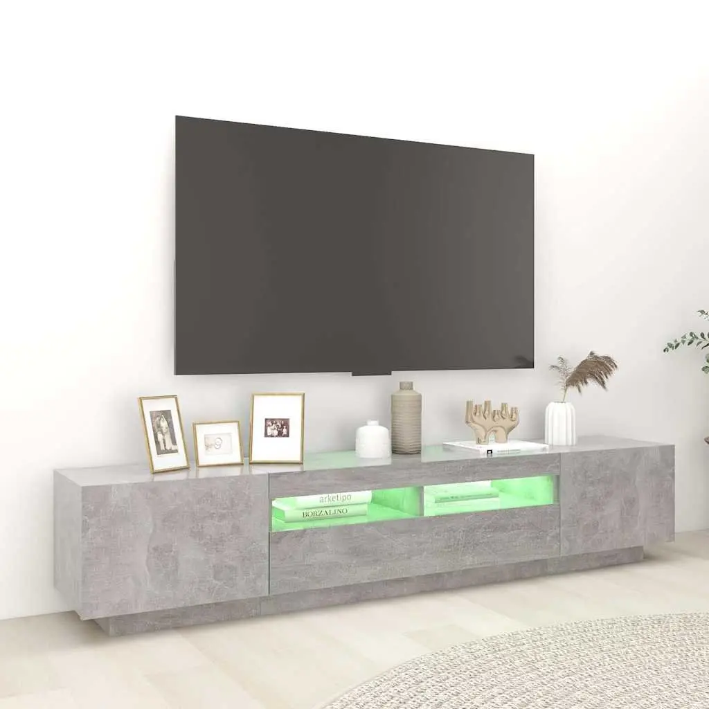 200cm TV Cabinet with RGB Lighting