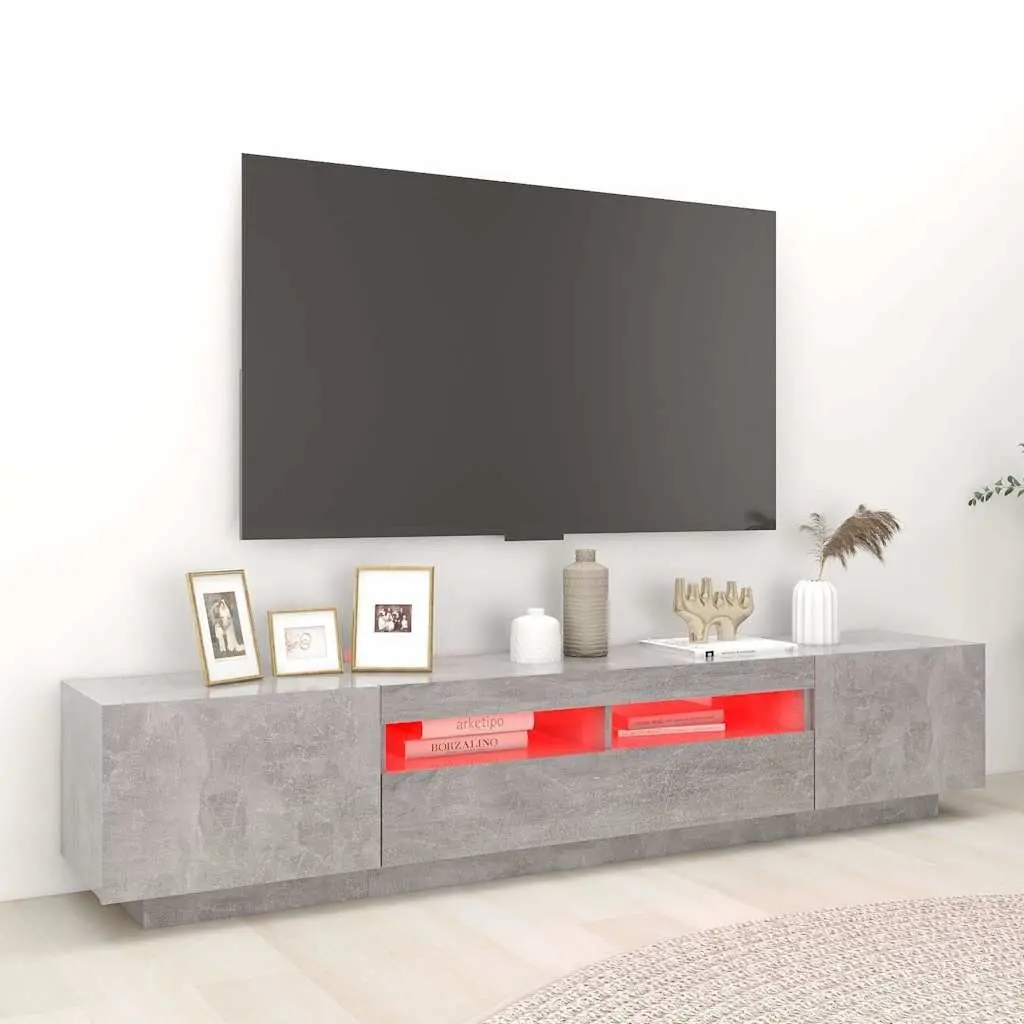 200cm TV Cabinet with RGB Lighting