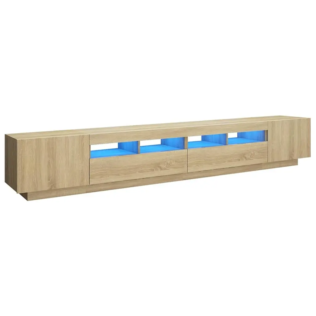 TV Cabinet with RGB LED Lights