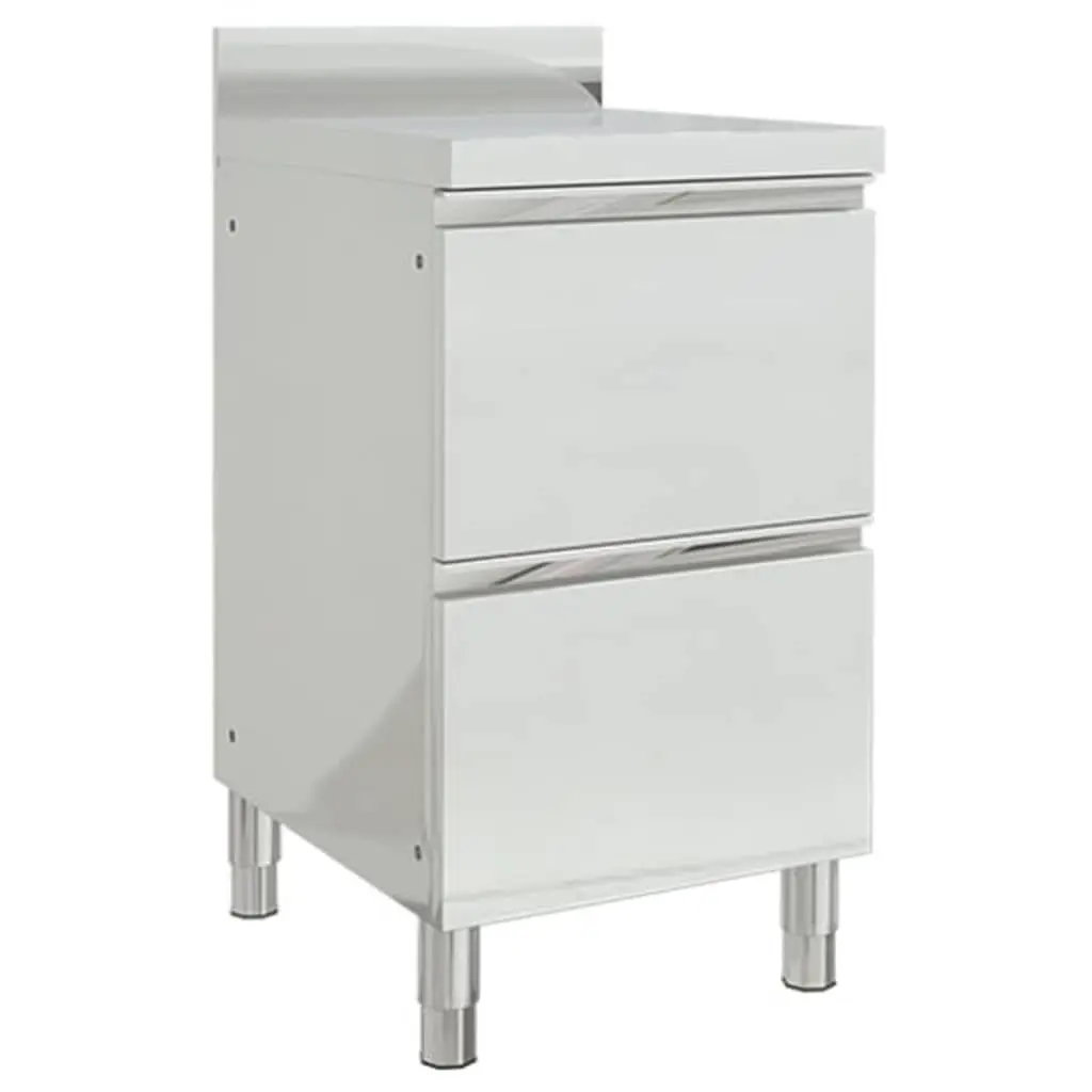 Commercial Kitchen Storage Cabinet Stainless Steel 50x60x96 cm Food Service