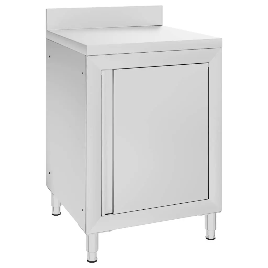 Commercial Kitchen Storage Cabinet Stainless Steel 2pc Food Service Equipment